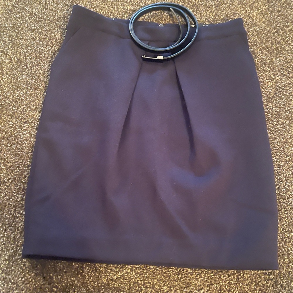 Mng Navy Blue Skirt
